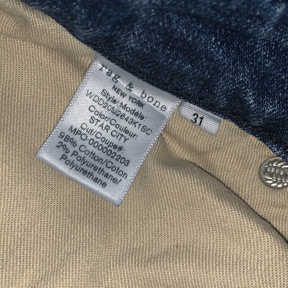 rag & bone DRE Low-Rise Slim Distressed Boyfriend Jeans — 31 - Picture 14 of 14